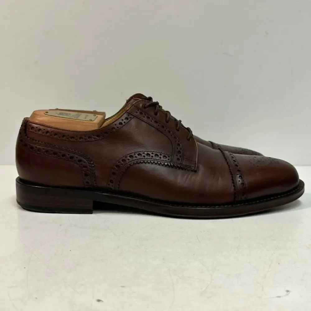 VGUC Rancourt & Co. x Cole Haan Oxford Wingtip Cap Toe Made in Maine USA 8.5